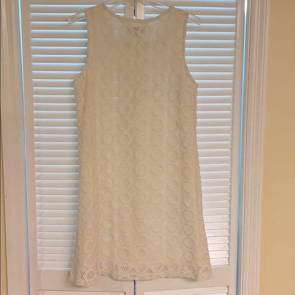 Off White Shift A-Line Dress - Picture 4 of 4